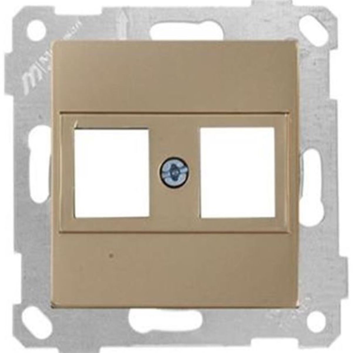 RİTA MEK TUŞ DATA PRİZİ 2*RJ45 (KON.SÜZ) DORE 1